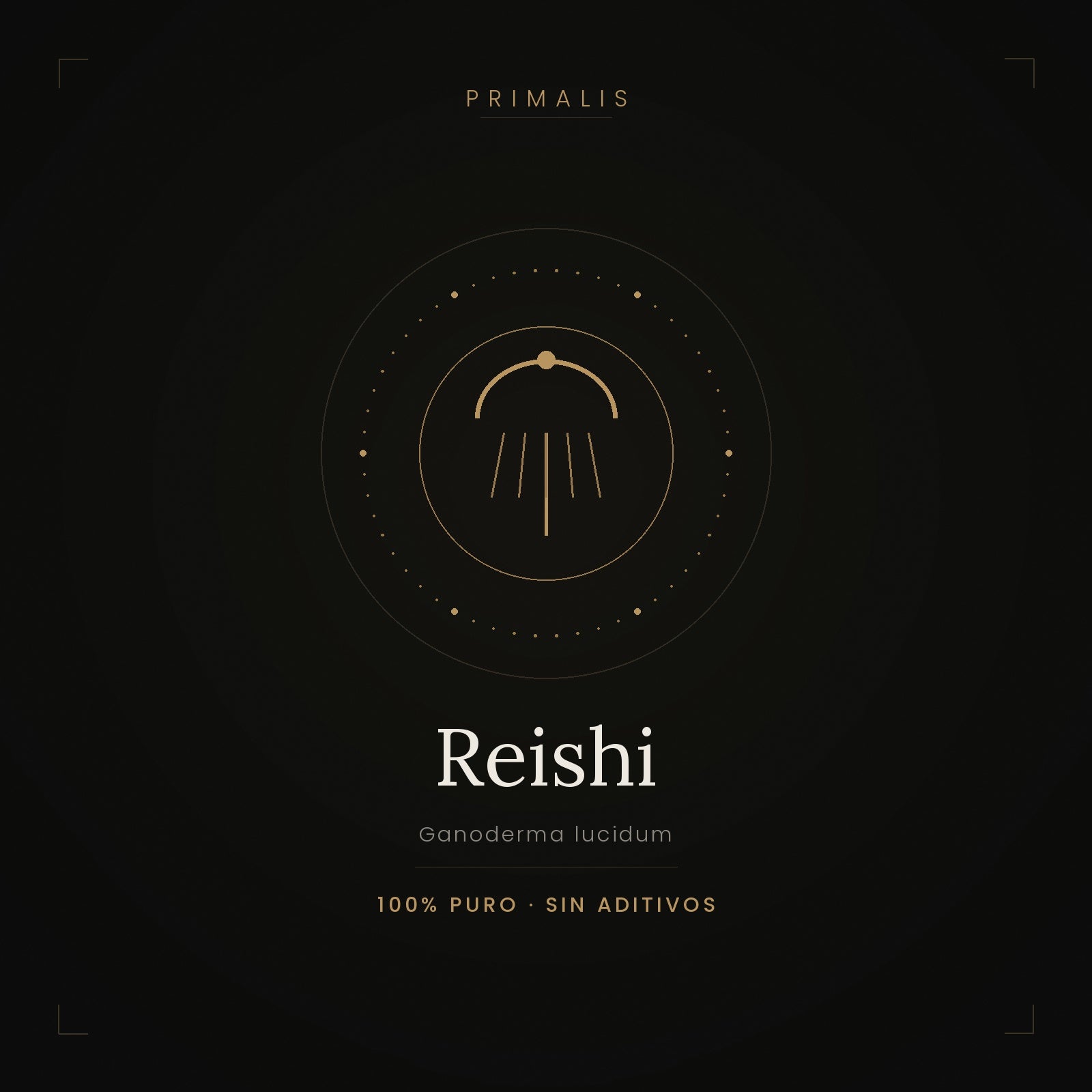 Reishi (Ganoderma lucidum) en polvo puro — Primalis